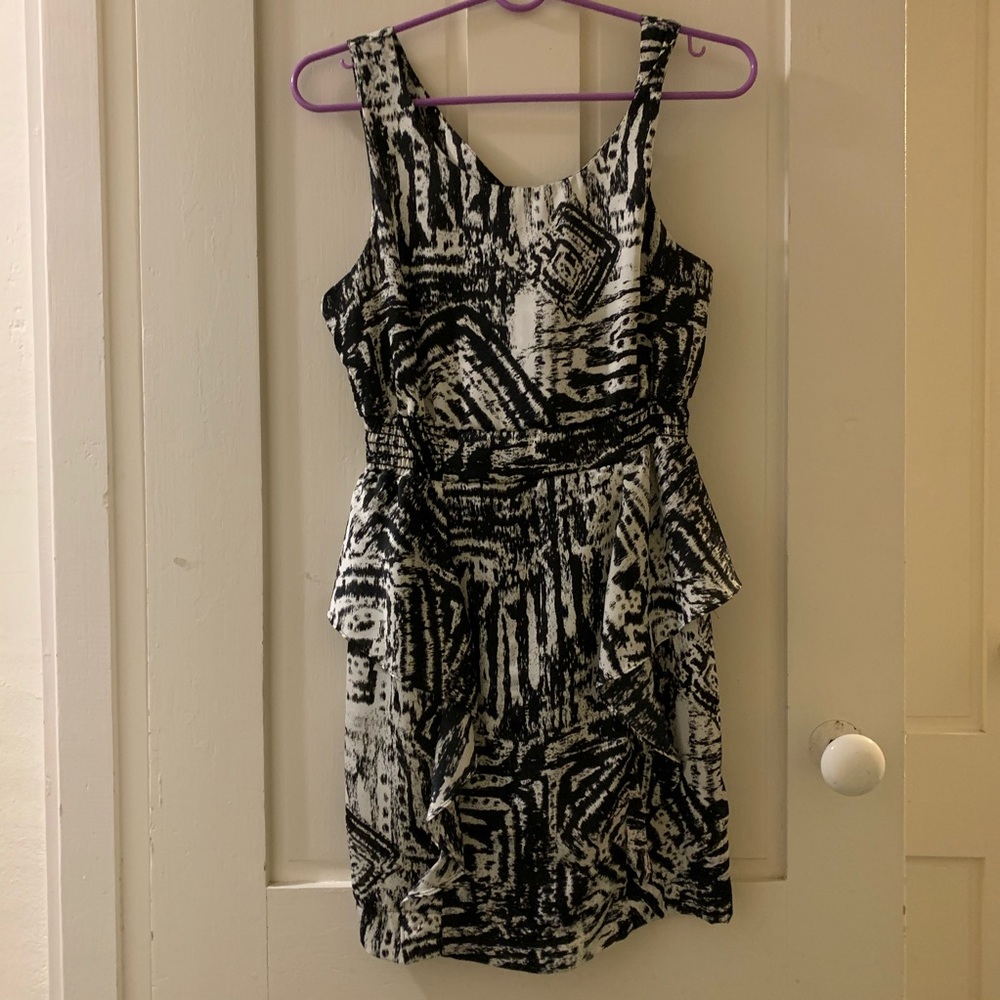 Black and white dress